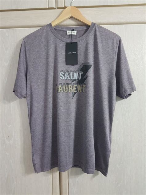 yves saint laurent t shirt lightning|Saint Laurent t shirt women's.